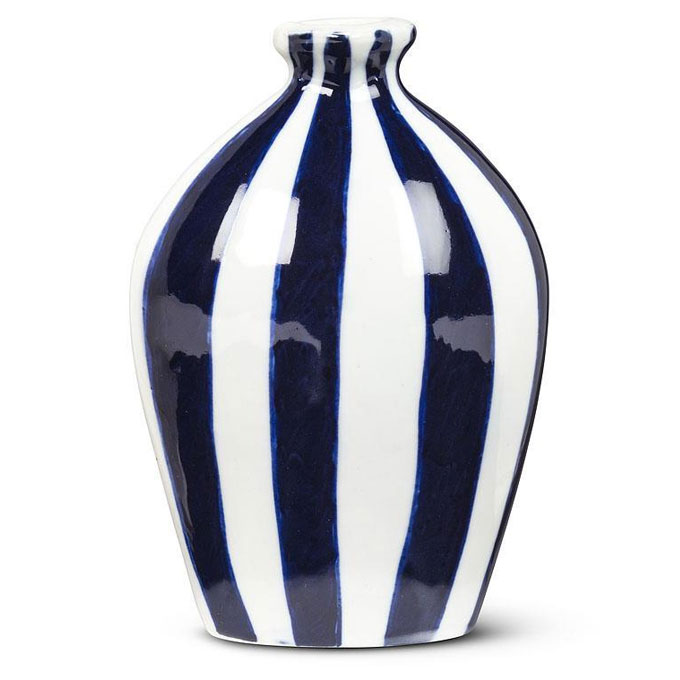 Lot De 3 Vases Décoratifs En Verre - Couleurs Rose, Bleu, Blanc - Occasion Bon État - Style Moderne Pour Toutes Les Pièces