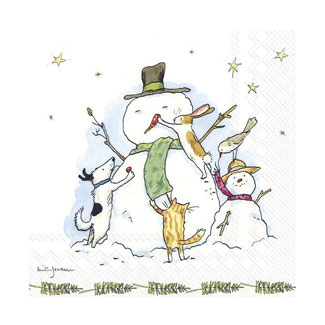 SNOWMAN WITH FRIENDS
